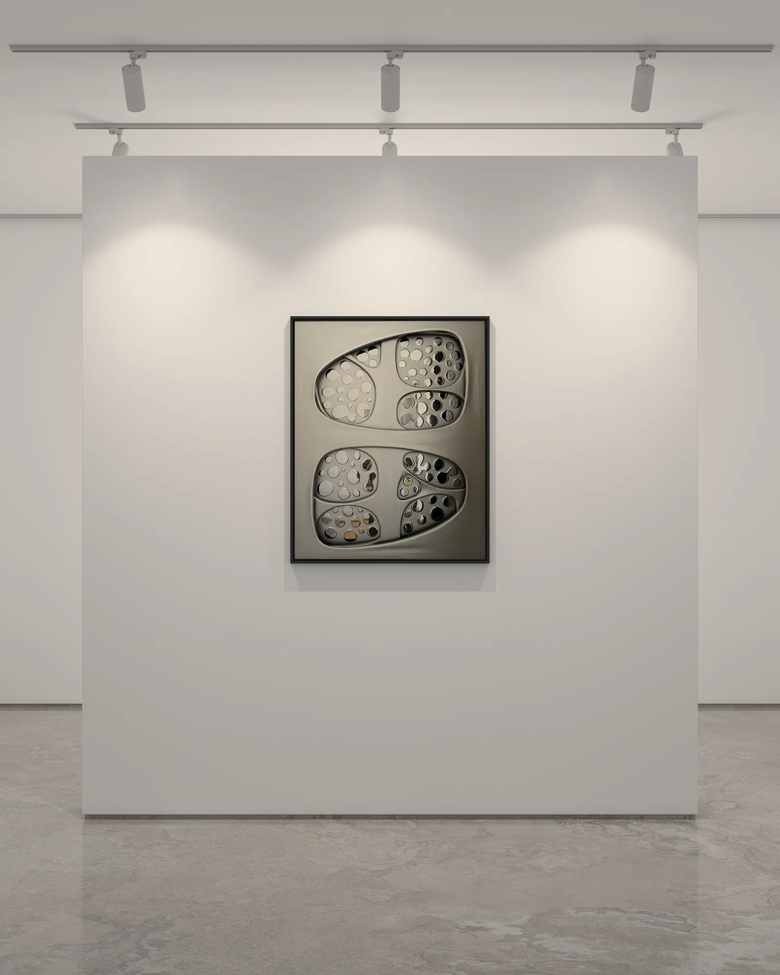 Black Spine — on wall